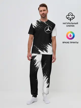 Мужская пижама с брюками / MERCEDES | МЕРСЕДЕС
