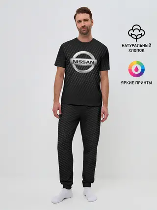 Мужская пижама с брюками / NISSAN | НИССАН