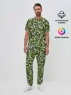 Мужская пижама с брюками / Подснежники