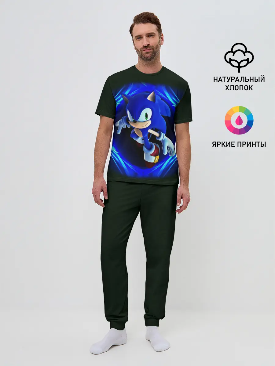 Мужская пижама с брюками / SONIC