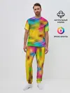 Мужская пижама с брюками / Радужный звездопад