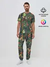 Мужская пижама с брюками / Abstraction Pattern