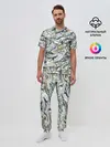 Мужская пижама с брюками / Узор красками