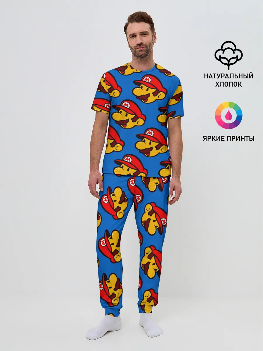 Мужская пижама с брюками / Mario
