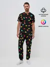 Мужская пижама с брюками / Мармеладные мишки