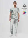 Мужская пижама с брюками / SONIC SILVER
