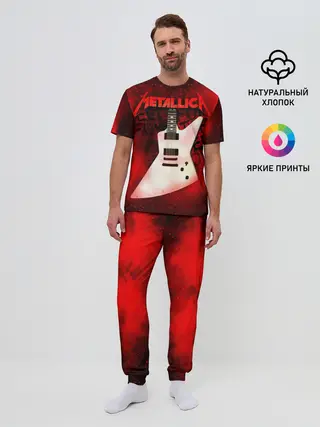 Мужская пижама с брюками / Metallica