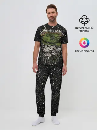 Мужская пижама с брюками / Metallica