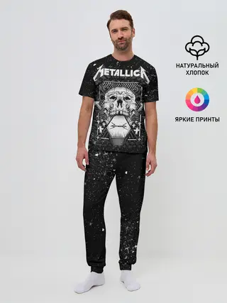 Мужская пижама с брюками / Metallica