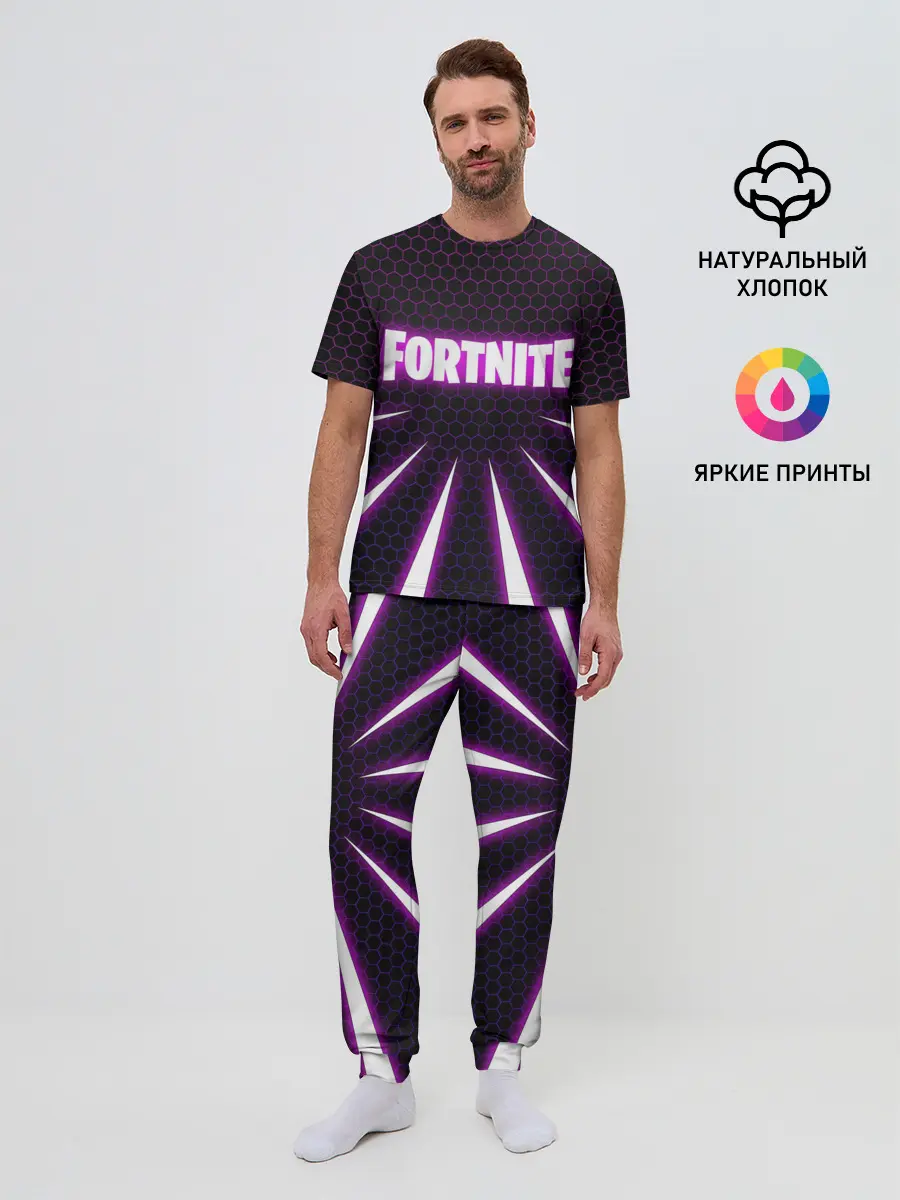 Мужская пижама с брюками / Fortnite