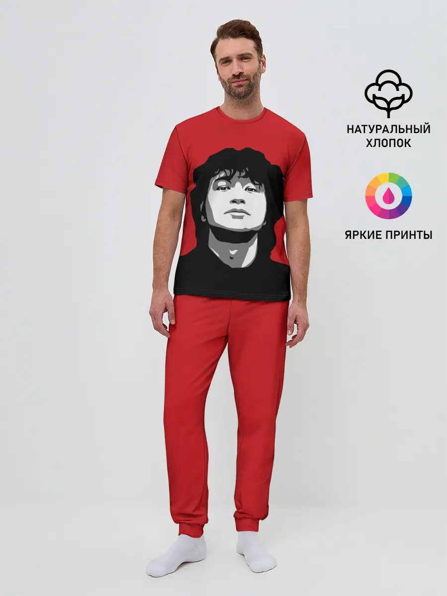 Мужская пижама с брюками / Виктор Цой