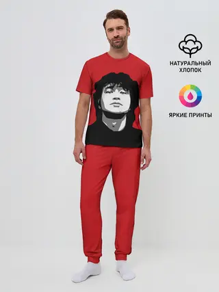 Мужская пижама с брюками / Виктор Цой