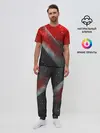 Мужская пижама с брюками / Red & Black