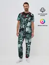 Мужская пижама с брюками / Коронавирус