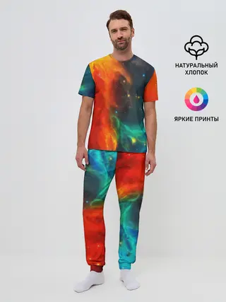 Мужская пижама с брюками / БИТВА КОСМОСА
