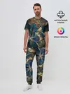 Мужская пижама с брюками / Абстракция