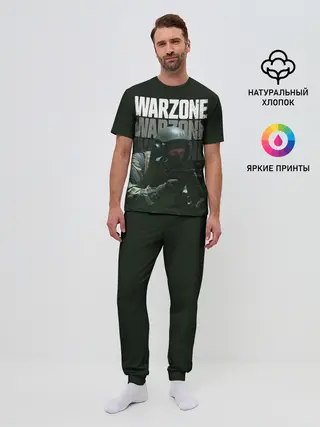 Мужская пижама с брюками / Warzone