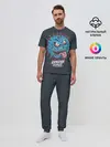 Мужская пижама с брюками / 2019-nCoV Коронавирус
