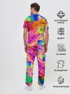 Мужская пижама с брюками / TIE DYE | ЯРКИЕ КРАСКИ