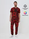 Мужская пижама с брюками / RED MILITARY | КРАСНЫЙ КАМУФЛЯЖ
