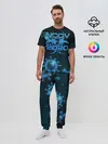 Мужская пижама с брюками / 2020-nCoV Коронавирус