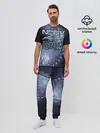 Мужская пижама с брюками / 2020-nCoV Коронавирус