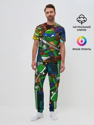 Мужская пижама с брюками / LEONARDO