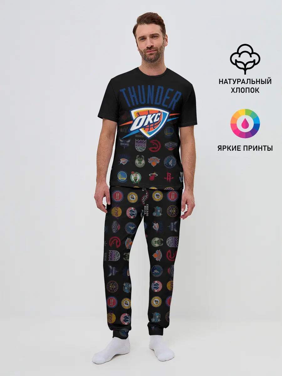 Мужская пижама с брюками / Oklahoma City Thunder