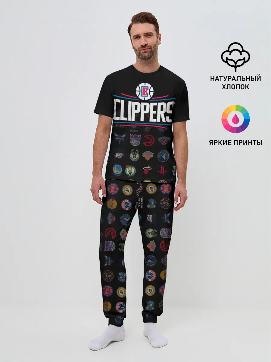 Мужская пижама с брюками / Los Angeles Clippers