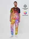 Мужская пижама с брюками / Боке