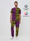 Мужская пижама с брюками / Иеороглифы джоджо