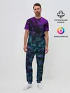 Мужская пижама с брюками / NEON SMOKES STRIPES | НЕОНОВЫЕ ВОЛНЫ