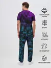 Мужская пижама с брюками / NEON SMOKES STRIPES | НЕОНОВЫЕ ВОЛНЫ