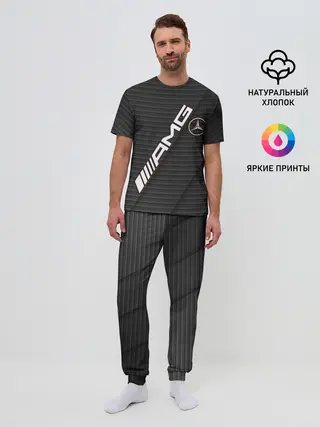 Мужская пижама с брюками / Mercedes