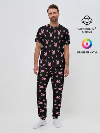 Мужская пижама с брюками / Playboy