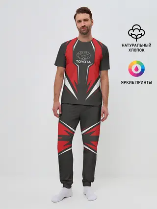 Мужская пижама с брюками / Toyota Driver team Red