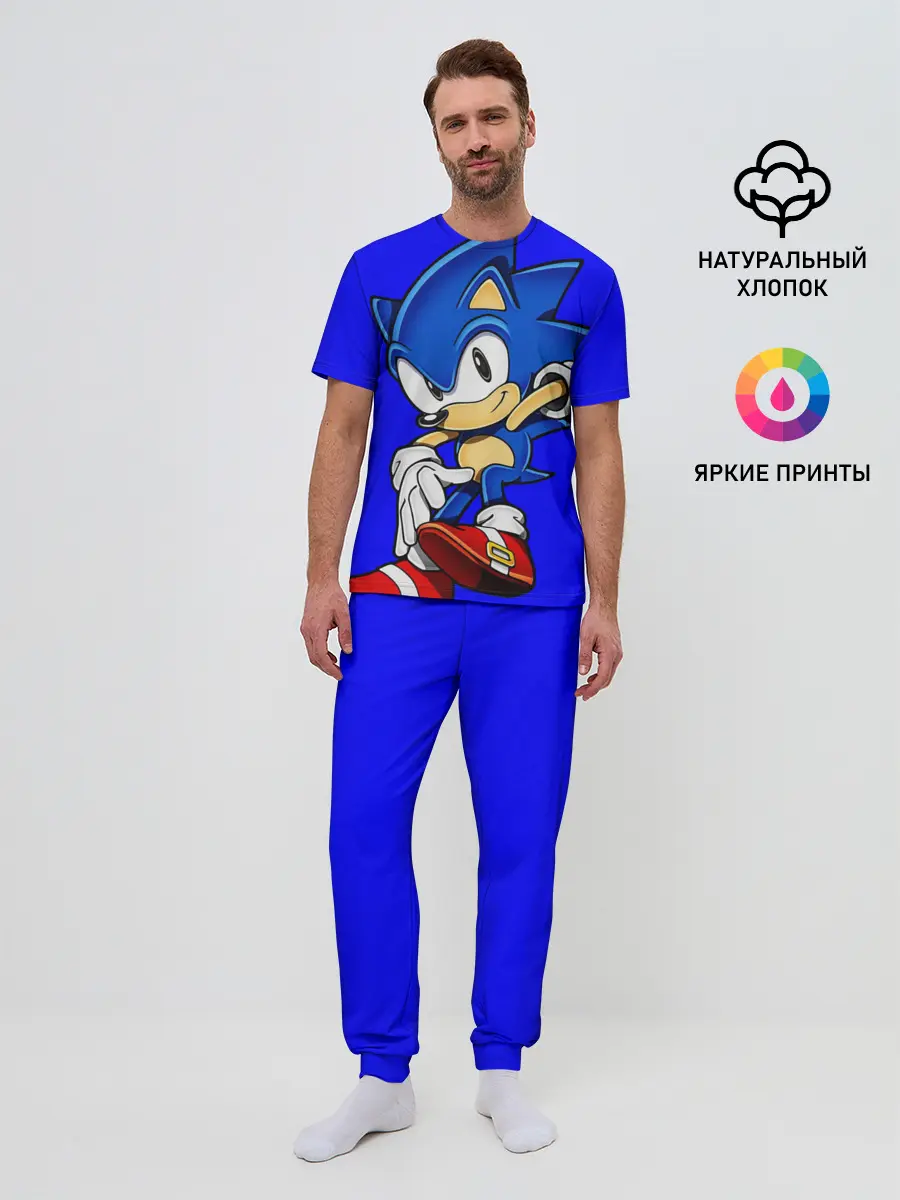 Мужская пижама с брюками / SONIC