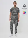 Мужская пижама с брюками / КАМУФЛЯЖ GREY