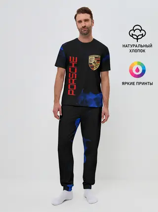 Мужская пижама с брюками / porsche
