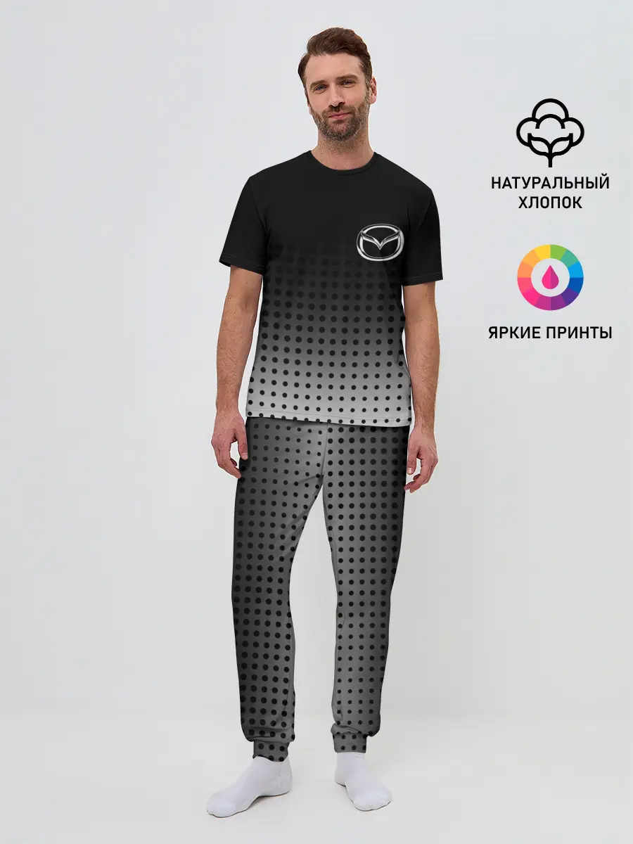 Мужская пижама с брюками / Mazda
