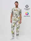 Мужская пижама с брюками / Тропики хаки