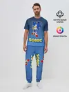 Мужская пижама с брюками / Соник