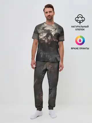 Мужская пижама с брюками / Вэй Ин