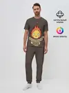 Мужская пижама с брюками / Burn emotion