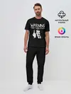 Мужская пижама с брюками / Warning