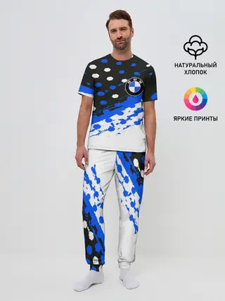 Мужская пижама с брюками / BMW