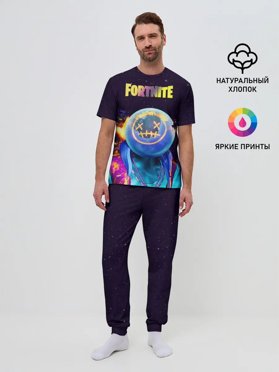 Мужская пижама с брюками / Astro Jack Fortnite