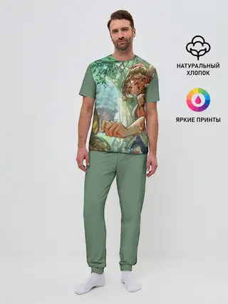 Мужская пижама с брюками / Гибли