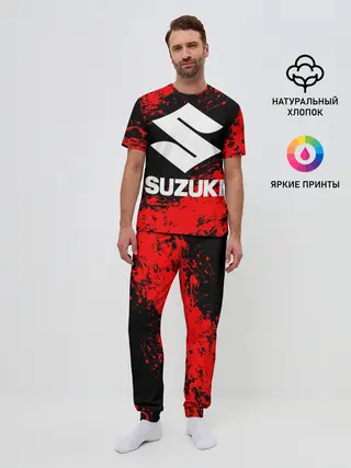 Мужская пижама с брюками / SUZUKI