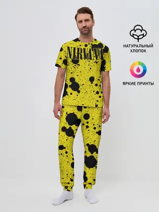 Мужская пижама с брюками / Nirvana